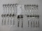 Reed & Barton Select Stainless Flatware, Belle Grove includes 12 Salad/Cake Forks and 12 Tea Spoons,