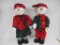 Two Animated Snowmen Display Figurines, app 24