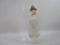 Inspirational Glitter Angel by Valerie, 12 inch Angel of Peace with Bird, Two Hour Timer, Light or