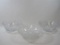 Three Decorated Pressed Glass Serving/Fruit Bowls includes 2 Crystal Clear Studios 11 inch, Japan