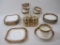 China Assortment includes Gladstone China G P & Co 697, 6 Tea Cups, 8 Saucers, 9 Plates 6 inch, with