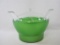 Prodyne Divided Salad/Appetizers On-Ice Bowl in Green, made in Taiwan, New in Packaging