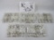 ClutterFree 50 Piece Skirt/Pant Hanger Clips, Ivory, New in Package