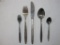 Mid Century Modern Silver Plate Flatware with Wright's Silver Cream, Contents as Pictured