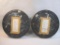 Two Large Metal Movie Film Cans/Holders