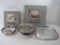 Three Silverplate Serving Pieces includes Chippendale Round Bowl, 10 3/8 inch, Ridgewood Square