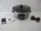 Deni Digital Slow Cooker, 3.5 Quart Removable Ceramic Pot, Clear Glass Top, New