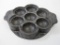 Norwegian Aebleskiver Cast Iron Biscuit/Muffin/Egg Pan, Heavy