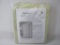 Hookless It's a Snap Fabric Hidden Ring Shower Curtain in Sage with 2 Vinyl Liners, New in Package