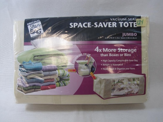 Two Space Saver Vacuum-Seal Totes, Jumbo Size, New in Package