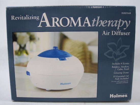 Holmes Aromatherapy Air Diffuser, Glowing Dome, includes 4 Scents: Balance, Awaken, Calm, Fresh, and