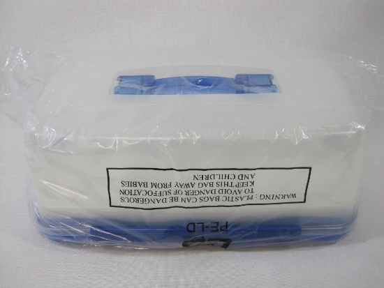 Lock & Lock New Plastic Cake Container with Deviled Egg & Cupcake Inserts