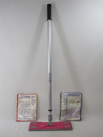Supercloth Cleaning System, Floor Mop with Cloths