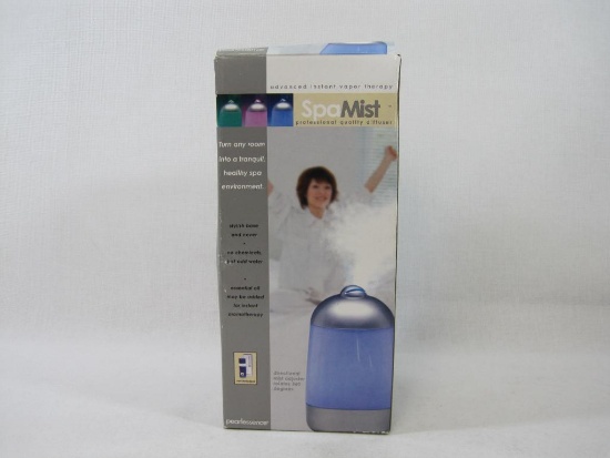 SpaMist Professional Quality Diffuser, Advanced Instant Vapor Therapy, Pearlessence LTD., New in Box