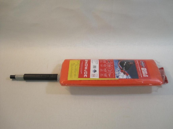 Snow Joe Illum-n Broom, LED Lighted 4-in-1 Snow Broom and Ice Scraper, Batteries Not Included, New