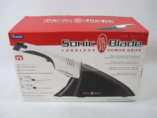 Sonic Blade Cordless Power Knife Pro Series 6 Piece Set, Emson, As Seen on TV, New in Box