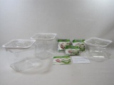 FreshSaver Set of 3 Fruit and Produce Keepers, 2 Liter with FreshFilter Packs, by the makers of