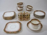 China Assortment includes Gladstone China G P & Co 697, 6 Tea Cups, 8 Saucers, 9 Plates 6 inch, with