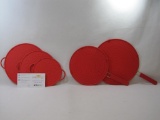 Prepology Silicone Splatter Guards, 5 Pieces, 3 with Side Handles, 2 with Extended Handles, See