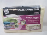 Two Space Saver Vacuum-Seal Totes, Jumbo Size, New in Package