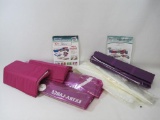 Space Bag 10 Piece Wild Berry Colored Storage Set Vacuum Bags with 2 Under-the-Bed Totes in Berry,