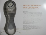 Clarisonic Classic Sonic Skin Cleansing Kit, Rechargeable 2 Speed, White, plus Set of Two
