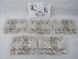 ClutterFree 50 Piece Skirt/Pant Hanger Clips, Ivory, New in Package