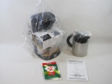 Cook's Essentials Home & Go Take 2 Coffee Maker with Two 16 oz Thermal Mugs and Thermal Carafe, Mod: