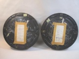 Two Large Metal Movie Film Cans/Holders
