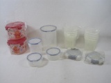 Lock & Lock New 12 Piece Clear Plastic Container Set with Two 1.4 Quart Plastic Storage Bowls with