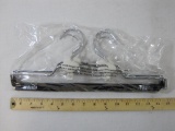 Set of 12 Non-Slip, Cascading Pant Hangers by Hampton Direct, New in Sealed Packaging