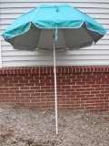 What-A-Beach Umbrella GustBuster Beach Umbrella, New in Packaging