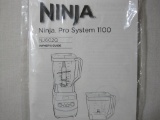 Ninja Pro System 1100 Kitchen System, 1100 Watt 72 oz Blender with 40 oz Bowl, New in Box