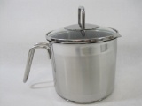 Vented Multi-Pot with Straining Lid by Krona Norpro, 2.1 Liter,18/10 Polished Stainless Steel