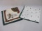 Two Vintage Irish Square Scarves including Brendan and one inspired by The Book of Kells, 6 oz