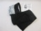 New Due North Anti-Static Micro-Fleece Hooded Scarf w/ Thinsulate Flex Insulation, black/leopard, 6
