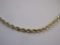 Beautiful 14K Gold Twisted Link Necklace, 5.9 g