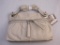New B Makowsky Stone Glove Leather Shoulder Bag with Zip Pockets and Branded Storage Bag, 1 lb 13 oz