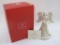 Lenox Florentine and Pearl Angel Lighted Figurine in original box with COA, 2 lbs