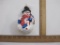 Christopher Radko Patriotic Snowman Ornament with box, 4 oz