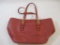 Red Coach Leather Purse, see pictures for condition AS IS, 1 lb 5 oz