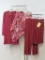 New Ladies Citiknits Brand Five Piece Casual Loungewear, Includes Flowing Pants, Skirt, Jacket,