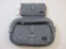New Lug Carousel Heather Grey Crossbody Purse and Wallet, 1 lb 3 oz