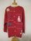 New Stitches in Time Quilted Cat Button Down Sweater, size 1X, 1 lb 3 oz