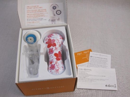 New Clarisonic Mia 2 Pink Floral 2 Speed Facial Sonic Cleansing, 1 lb 1 oz