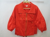 Joan Rivers On Trend Ladies 3/4 Sleeve Jacket, XL, in Red, 1 lb. 12 oz.