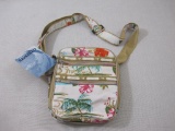 New Travelon Island Crossbody Organizing Purse with branded storage bag, 13 oz