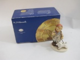 Goebel Christmas Treat Hummel Figure 2264 in original box, 9 oz