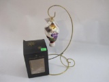 Christopher Radko Cat in Santa's Hat Christmas Ornament with box, 3 oz