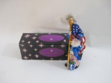 Christopher Radko Patriotic Uncle Sam Ornament with box, 4 oz